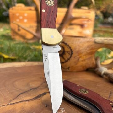 Kam Sırttan Kilitli Çakı Paduk Kızıl - Pirinç - K10-4116