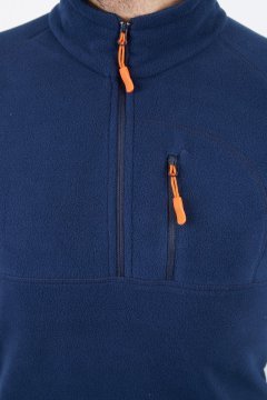 Alpinist Gamma Yarım Fermuarlı Erkek Polar Indigo