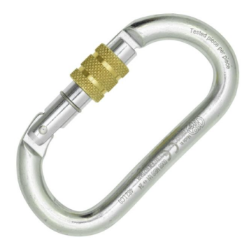 KONG OVAL STEEL CLASSIC SCREW SLEEVE (VİDALI EMNİYET KARABİNASI)