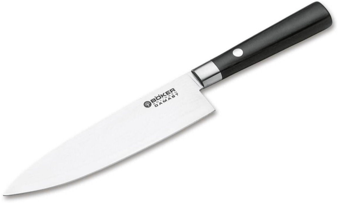 Böker Manufaktur Damascus Black Small Chef's Bıçak