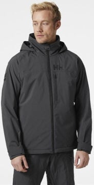 Helly Hansen HP Racing Lifaloft Hooded Jacket Erkek Ceket Ebony Antrasit