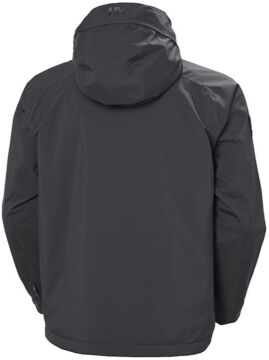Helly Hansen HP Racing Lifaloft Hooded Jacket Erkek Ceket Ebony Antrasit