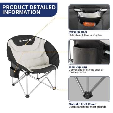 Madfox Moonchair Deluxe Katlanır Kamp Sandalyesi