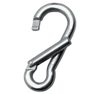 Kong Classic Genius Parlak AISI 316 Paslanmaz Çelik Simetrik Yandan Açılır Karabina 12 kN 100 mm Keylock 590I0APP0KK