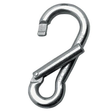 Kong Classic Genius Parlak AISI 316 Paslanmaz Çelik Simetrik Yandan Açılır Karabina 12 kN 100 mm Keylock 590I0APP0KK