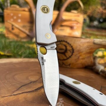 Kam İçten Kilitli Tactical Çakı Beyaz - T10 - N690