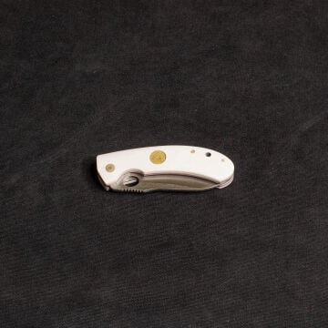 Kam İçten Kilitli Tactical Çakı Beyaz - T10 - N690