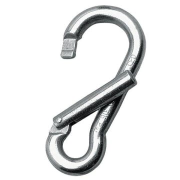 Kong Classic Genius Parlak AISI 316 Paslanmaz Çelik Simetrik Yandan Açılır Karabina 20 kN 120 mm Keylock 590L0APP0KK