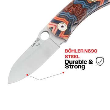 Kam İçten Kilitli Tactical Çakı G-Mikarta Renkli - T10 -N690