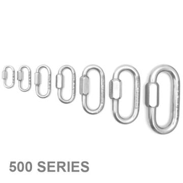 KONG Oval Quick Link 500 Series Paslanmaz Çelik Oval Hızlı Bağlantı Paslanmaz Çelik Maillon Mağaracı Karabina