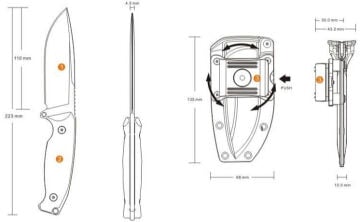 RUIKE F118-B BIÇAK