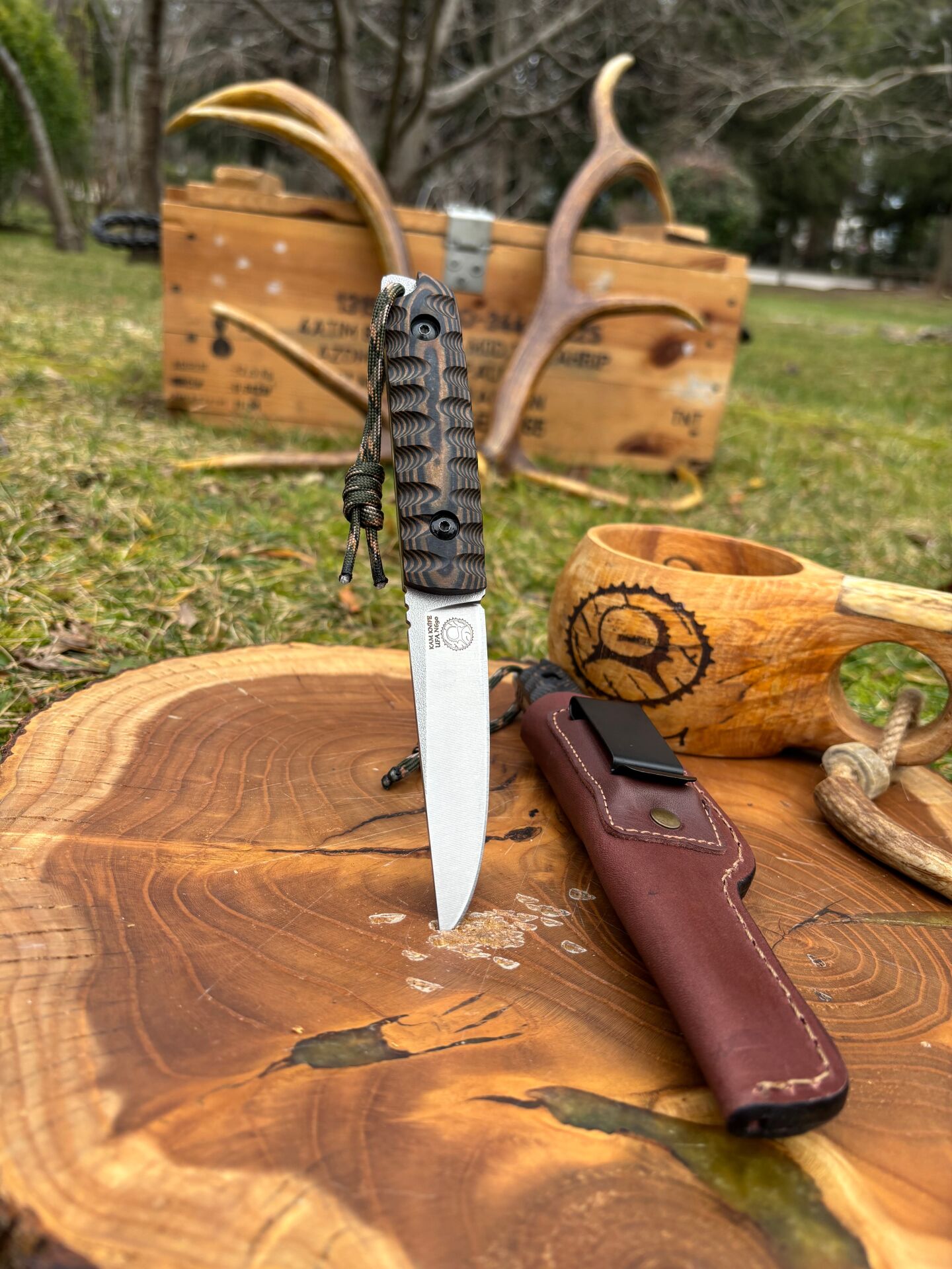 Kam Ufa Bushcraft Model N690 Çelik