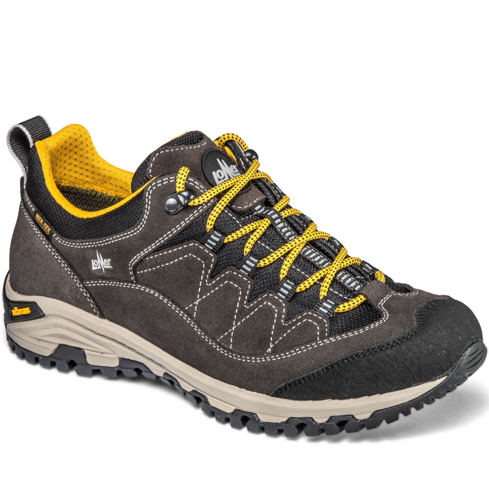 Lomer Italy Sella II MTX Waterproof Vibram Süet Deri Erkek Ayakkabı Antra