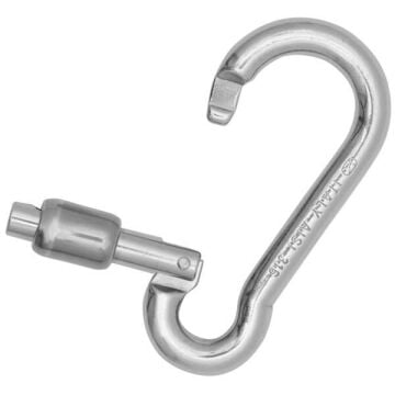 Kong Classic Express Eye External Opening Parlak AISI 316 Paslanmaz Çelik Express Kilitli Gözlü Dışa Açılır Karabina 12 kN 100 mm Keylock 560IVEPPPKK