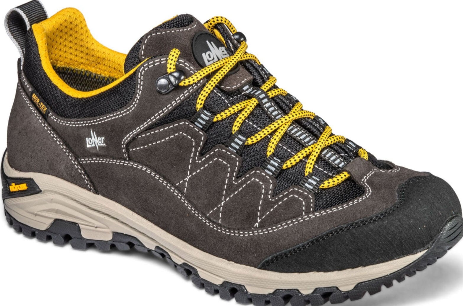 Lomer Italy Sella II MTX Waterproof Vibram Süet Deri Erkek Ayakkabı Antra