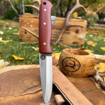 Kam Bushcraft Av Bıçağı Kızıl - B40-D2