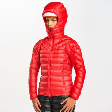 PAJAK Phantom Women Kırmızı 750 Fill RDS Kaz Tüyü Kadın Ultralight Outdoor Mont