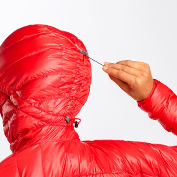PAJAK Phantom Women Kırmızı 750 Fill RDS Kaz Tüyü Kadın Ultralight Outdoor Mont