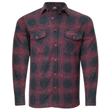 Alpinist Vejan Erkek Ekose Outdoor Gömlek Lacivert-Kırmızı