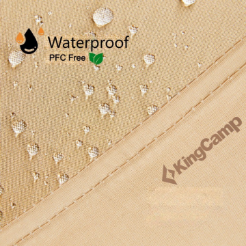 KingCamp Albano 5 Glamping Tarp UPF50+ I 410x410 Beige