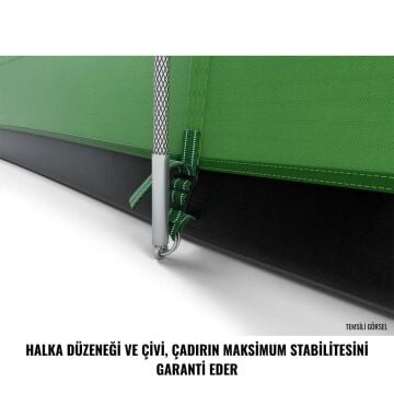 HUSKY Caravan 17 5 Kişilik Çadır (Yeşil)