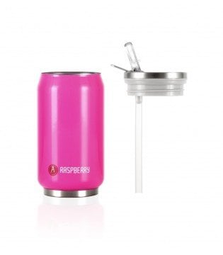 Pull Can'it Shiny Raspberry Pembe Renkli Termos Bardak