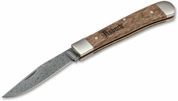 Böker Manufaktur Trapper Asbach Uralt Damascus Çakı