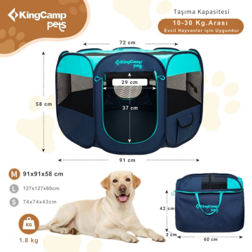 KingCamp PETS Ancona M Portatif Köpek Çadırı