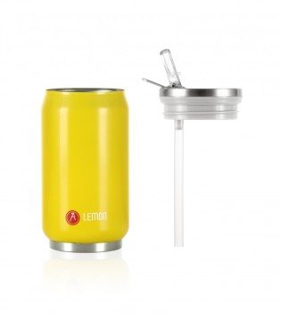 Pull Can'it Shiny Lemon Sarı Renkli Termos Bardak