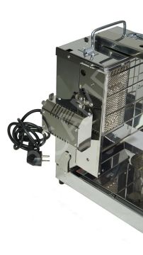 Katlanabilir Çantalı Döner Makinesi Motorlu Şiş Çevirme Özellikli