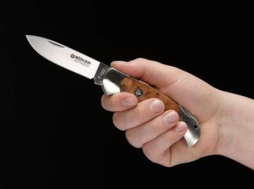 Böker Manufaktur Optima Thuja Drop Point Çakı