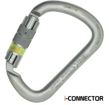 Kong I-x-large Carbon Twist Lock(NFC Kodlu Iki Emniyetli X Large Karabina)