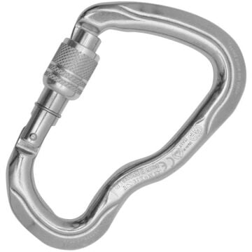 Kong Ferrata Screw Sleeve Parlak Vidalı Kilitli Alüminyum Asimetrik Karabina 30 kN 117,5 mm Keylock 778MA0PPPKK