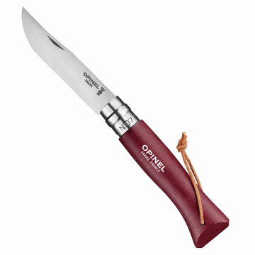 Opinel Inox Trekking 7 No Paslanmaz Çelik Çakı (Bordo)