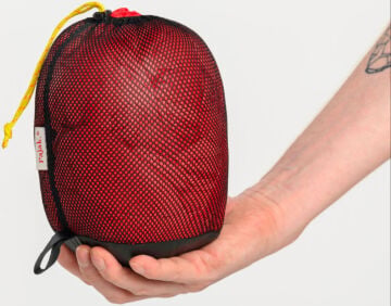 PAJAK Levity Men Kırmızı 750 Fill RDS Kaz Tüyü Erkek Ultralight Outdoor Mont