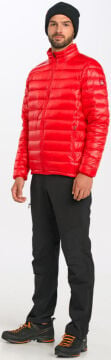 PAJAK Levity Men Kırmızı 750 Fill RDS Kaz Tüyü Erkek Ultralight Outdoor Mont