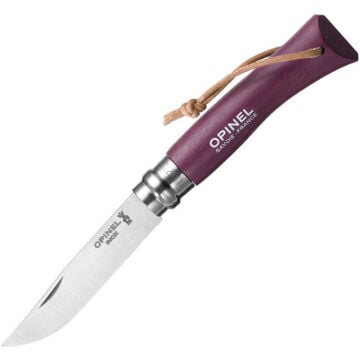 Opinel Inox Trekking 7 No Paslanmaz Çelik Çakı (Bordo)