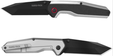 Swiss Tech G10 Titanyum Siyah Katlanır Cep Çakısı ST014004
