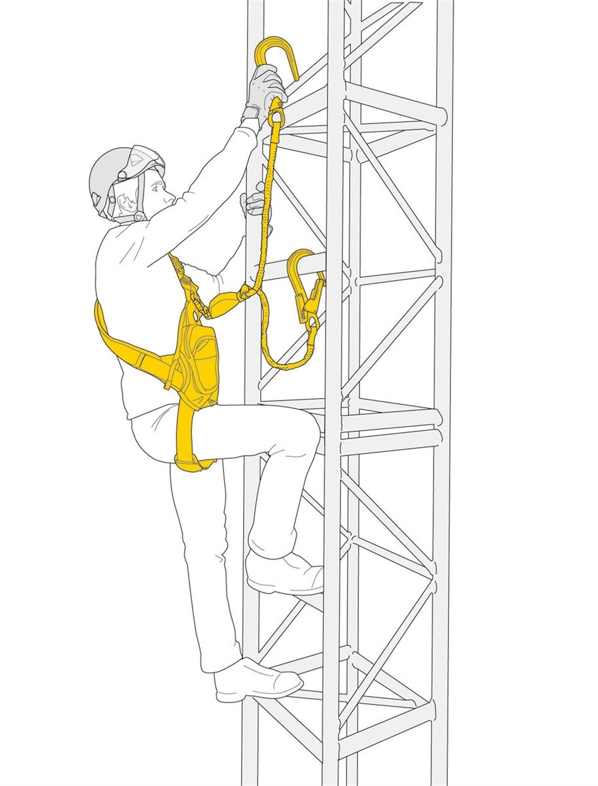 PETZL ABSORBICA-Y Düşüş Durdurma Kiti K096AB00
