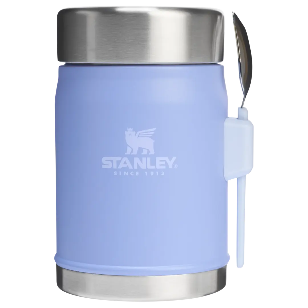 Stanley Klasik Paslanmaz Çelik Yemek Termosu Kaşıklı 0,40 LT Eflatun