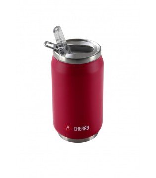 Pull Can'it Cherry Koyu Vişne Renkli Termos Bardak