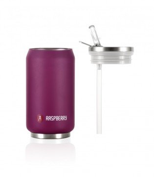 Pull Can'it Raspberry  Koyu Ahudud  Renkli Termos Bardak