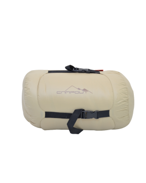 Campout Kaz Tüyü -28 Derece 1550gr Uyku Tulumu Bej