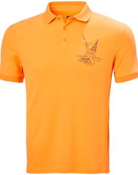 Helly Hansen Hp Race Polo Yaka T-Shirt Turuncu