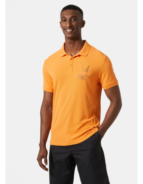 Helly Hansen Hp Race Polo Yaka T-Shirt Turuncu