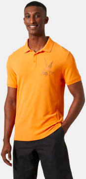 Helly Hansen Hp Race Polo Yaka T-Shirt Turuncu