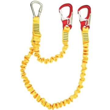 KONG Elastic Tether Evo Double Çift Kollu Elastik Güvenlik Lanyardı