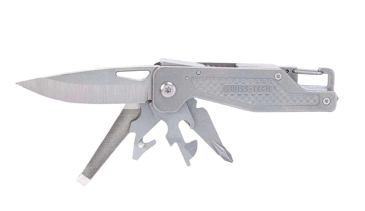 Swiss Tech 13 Fonksiyonlu Karabinalı Çok Amaçlı Pense ST022001
