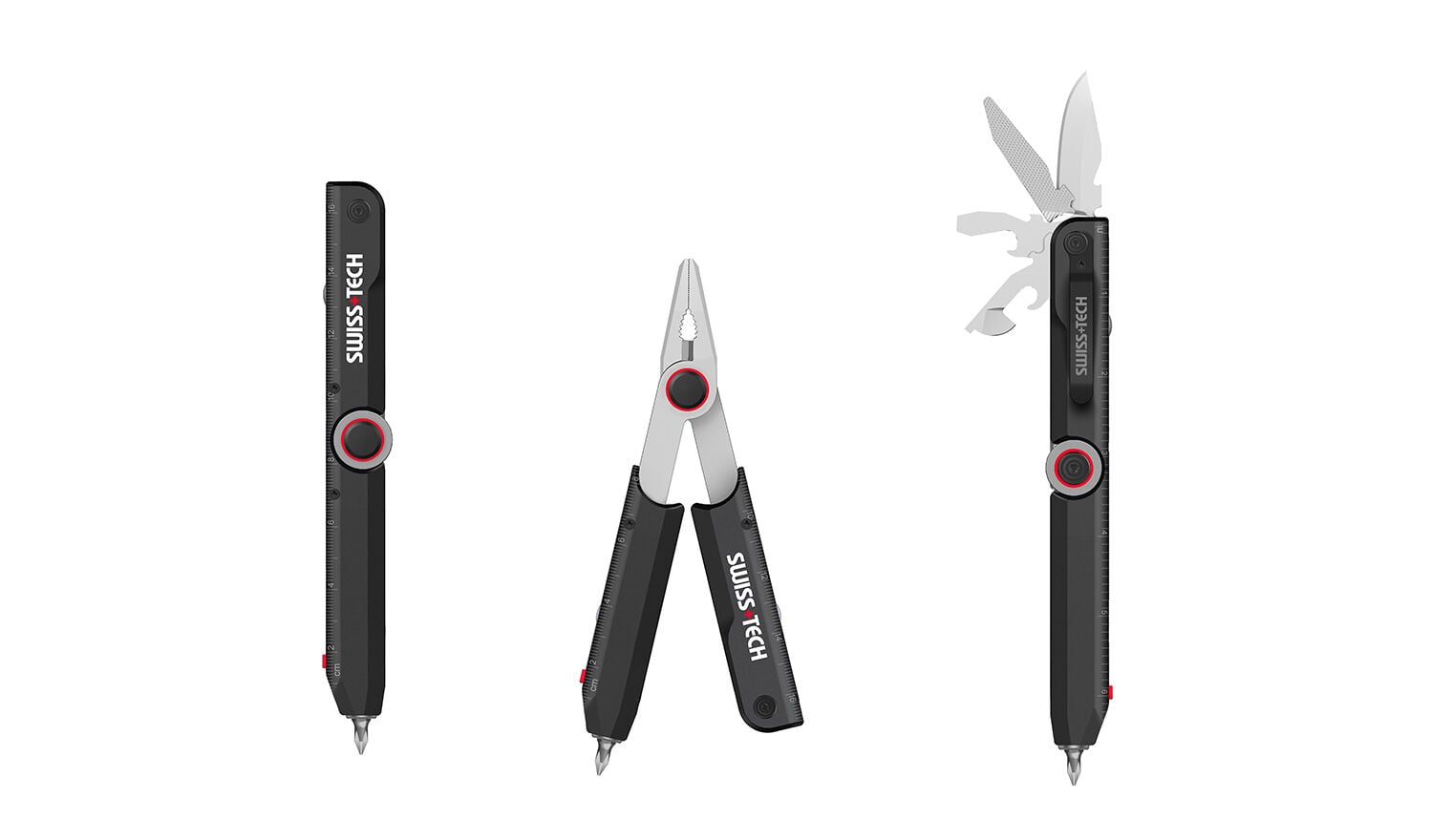 Swiss Tech 13 Fonksiyonlu Karabinalı Çok Amaçlı Pense ST022001