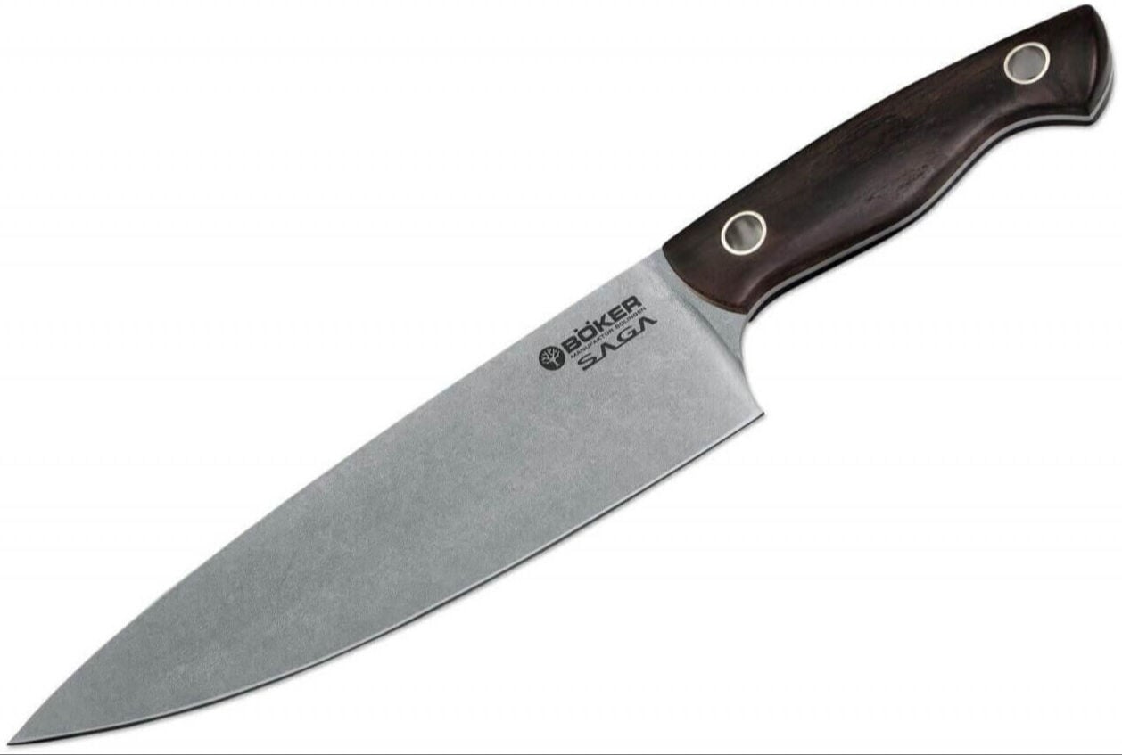 Böker Manufaktur Saga Chef's Knife Grenadill Bıçak